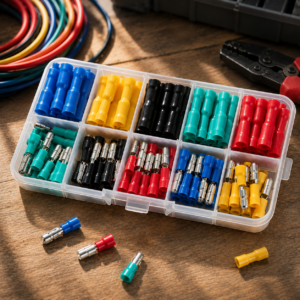 Insulated Crimp Terminal Connector Kit (100pcs)